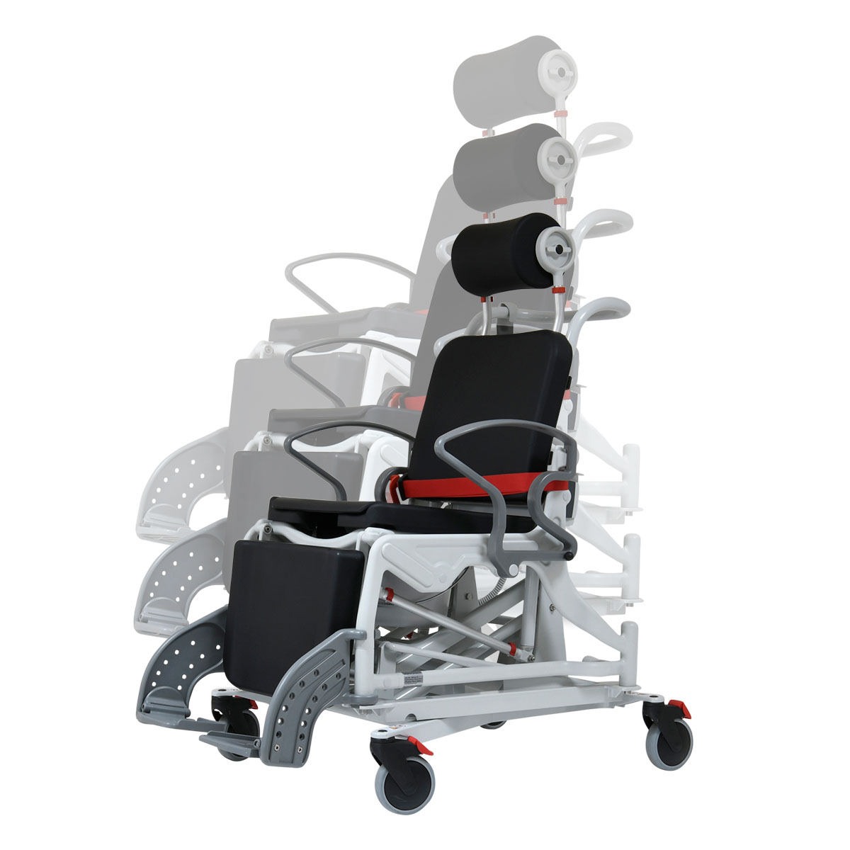 Phoenix Tilting Shower Chair Commode - Image 2