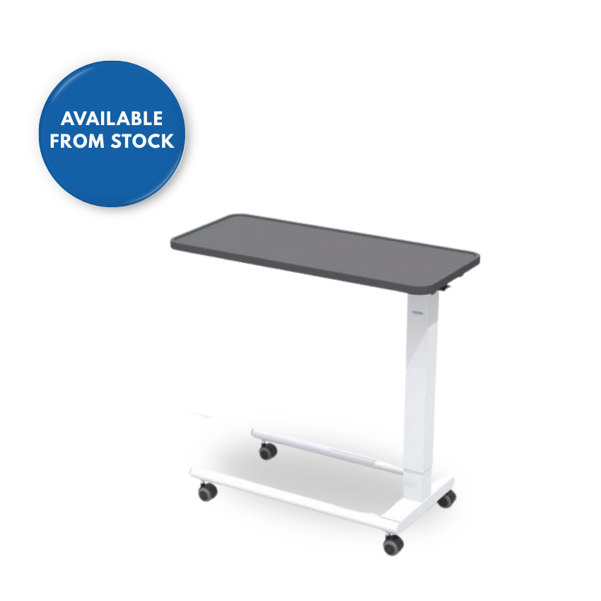 Easy Clean Overbed Table, Twin Leg Recessed Top