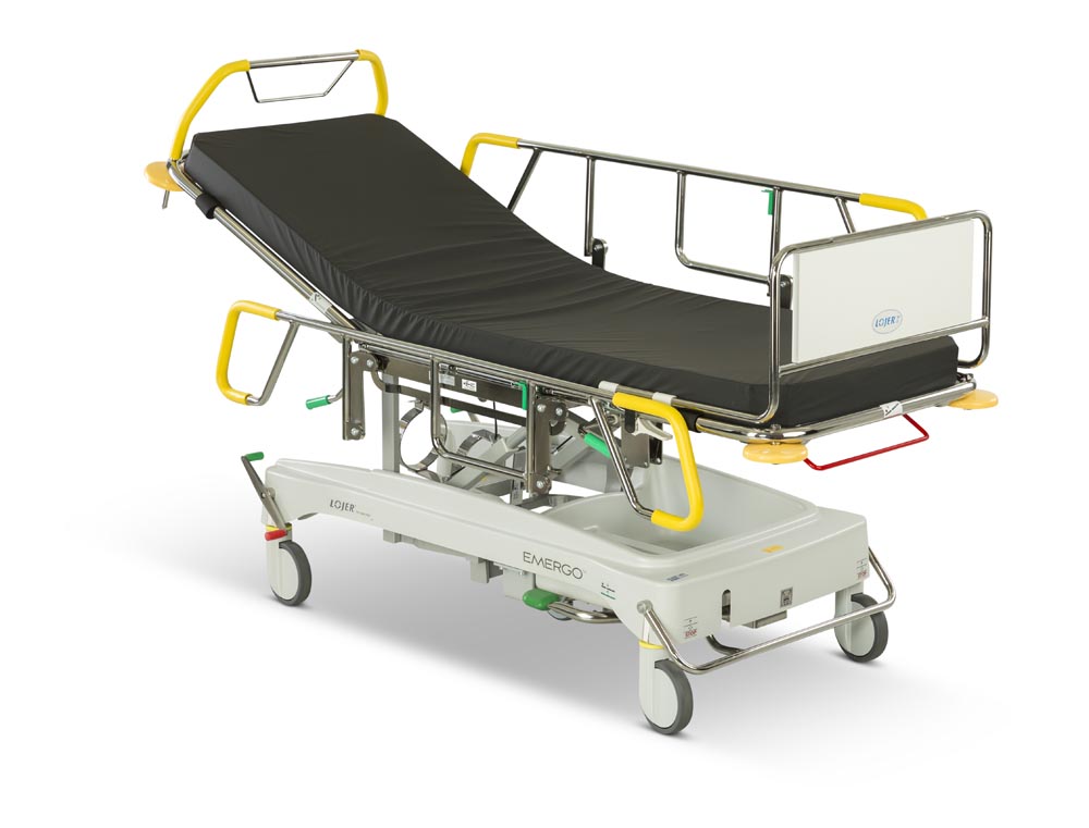 Emergo with bed end and back section up