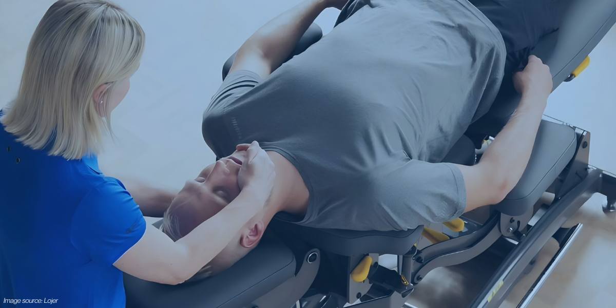 Thoracic spine manipulation using the Manuthera 242